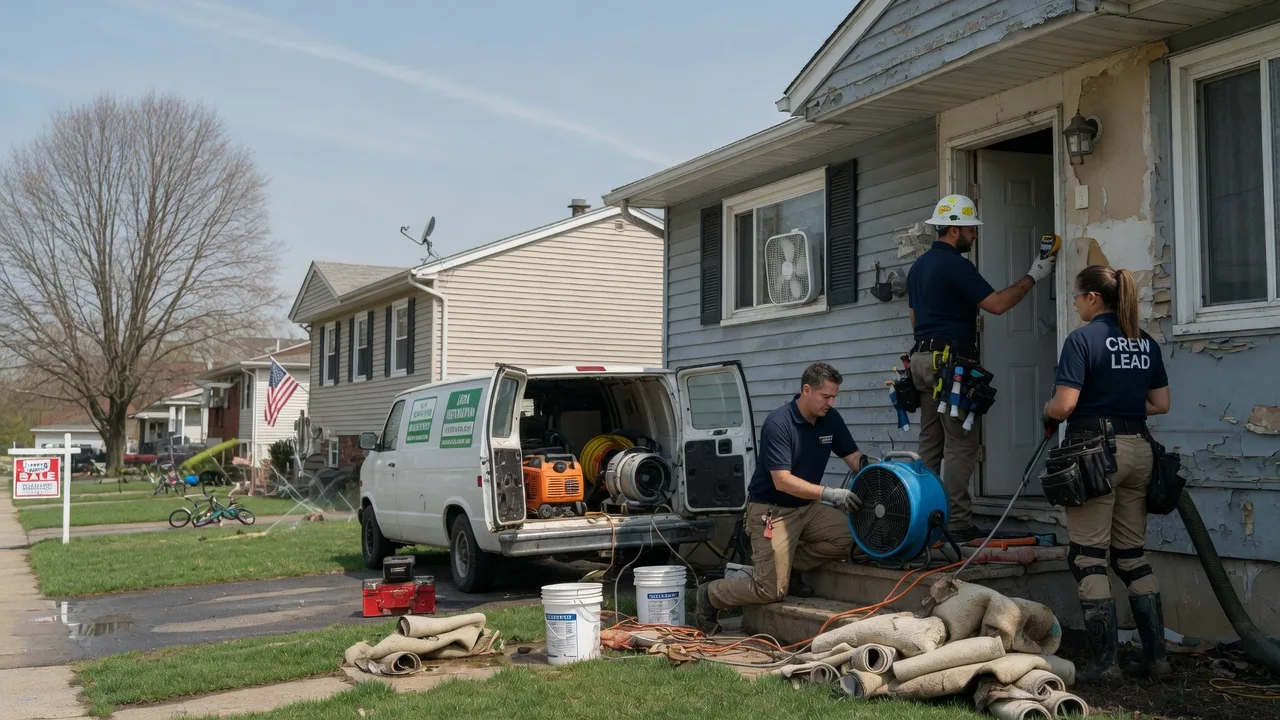 Flood Cleanup in Center Valley, PA near me