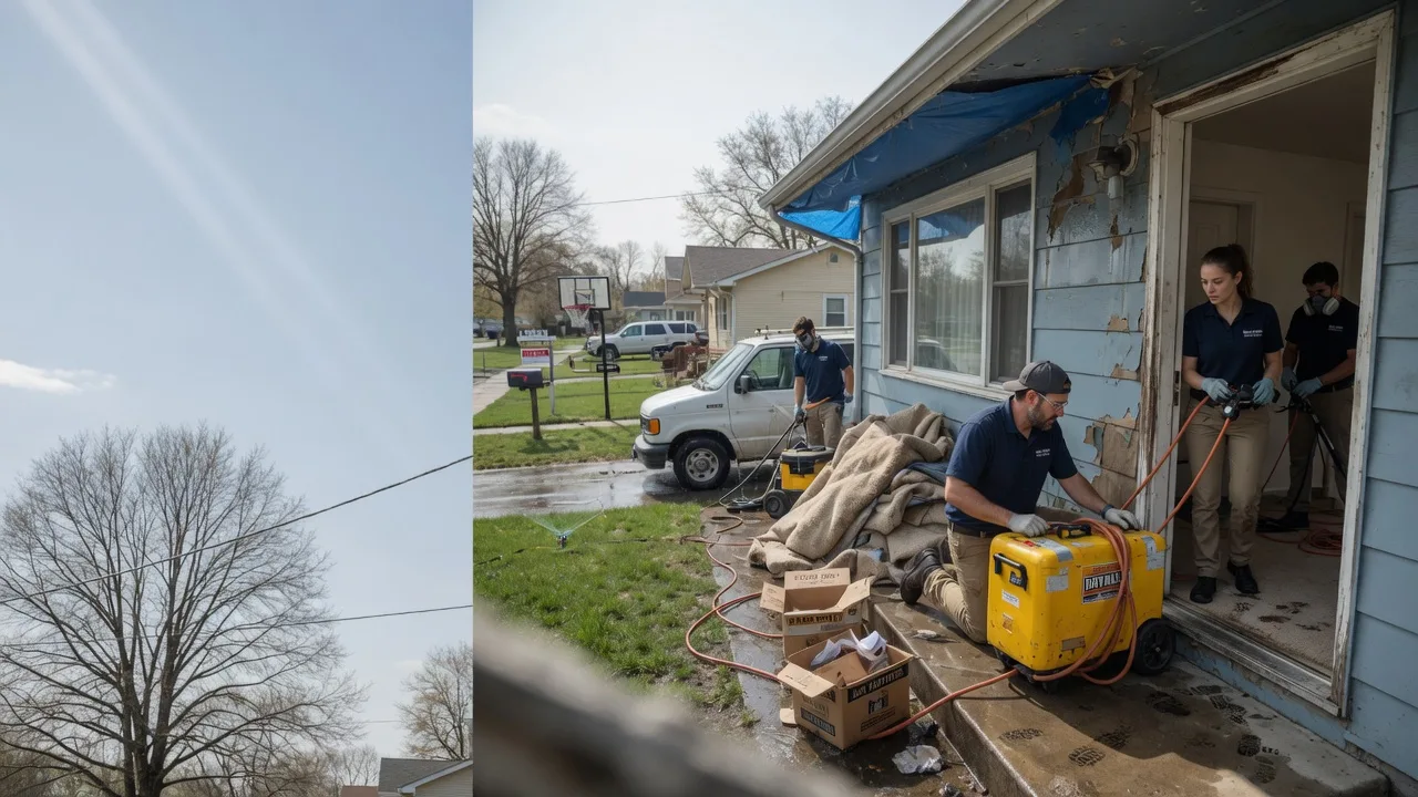 Basement Flood Cleanup in Center Valley, PA near me